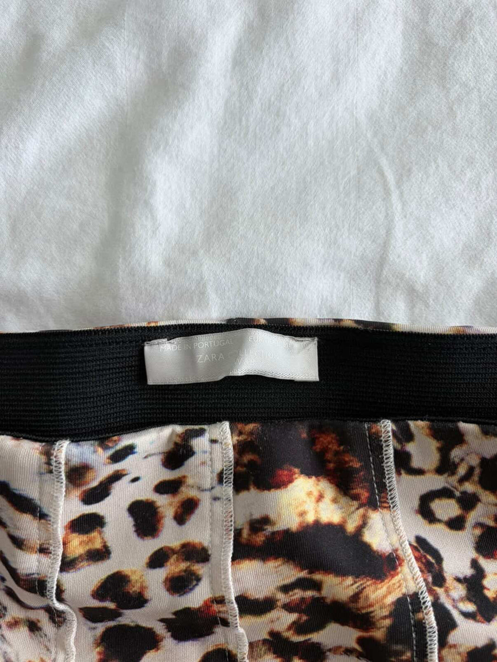 Falda animal print Zara