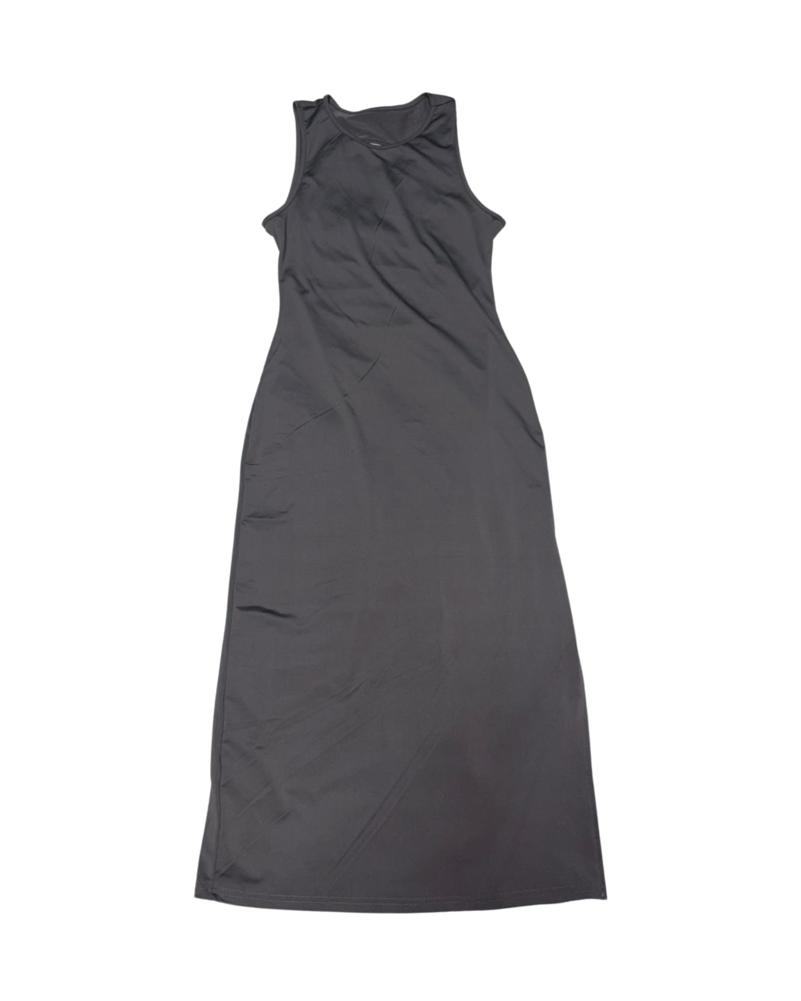 Vestido largo gris