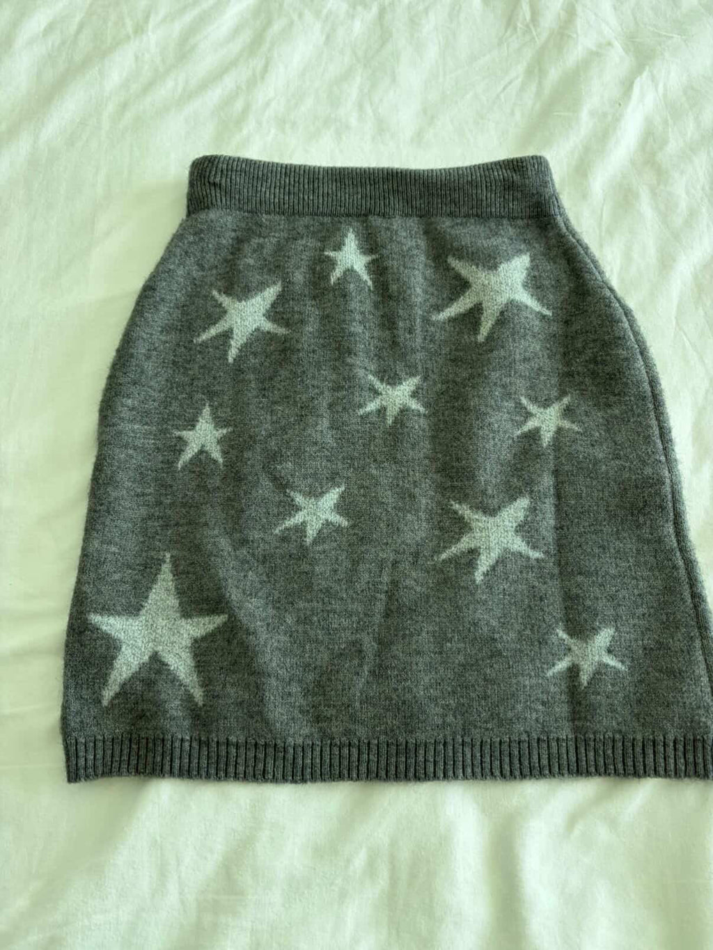 Falsa tejida gris