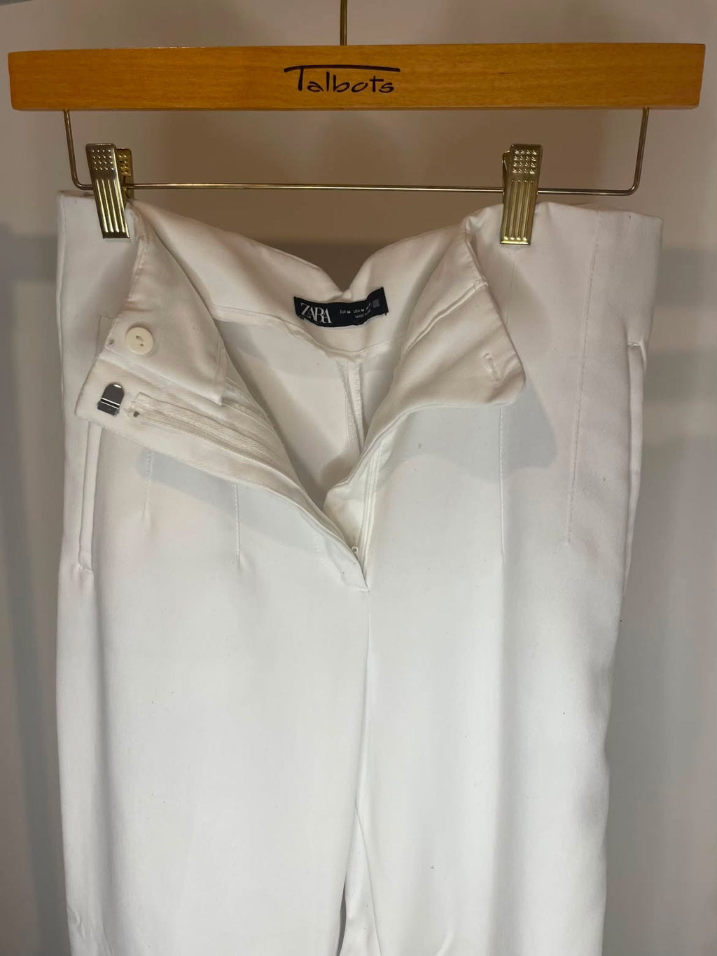 Pantalón Zara blanco