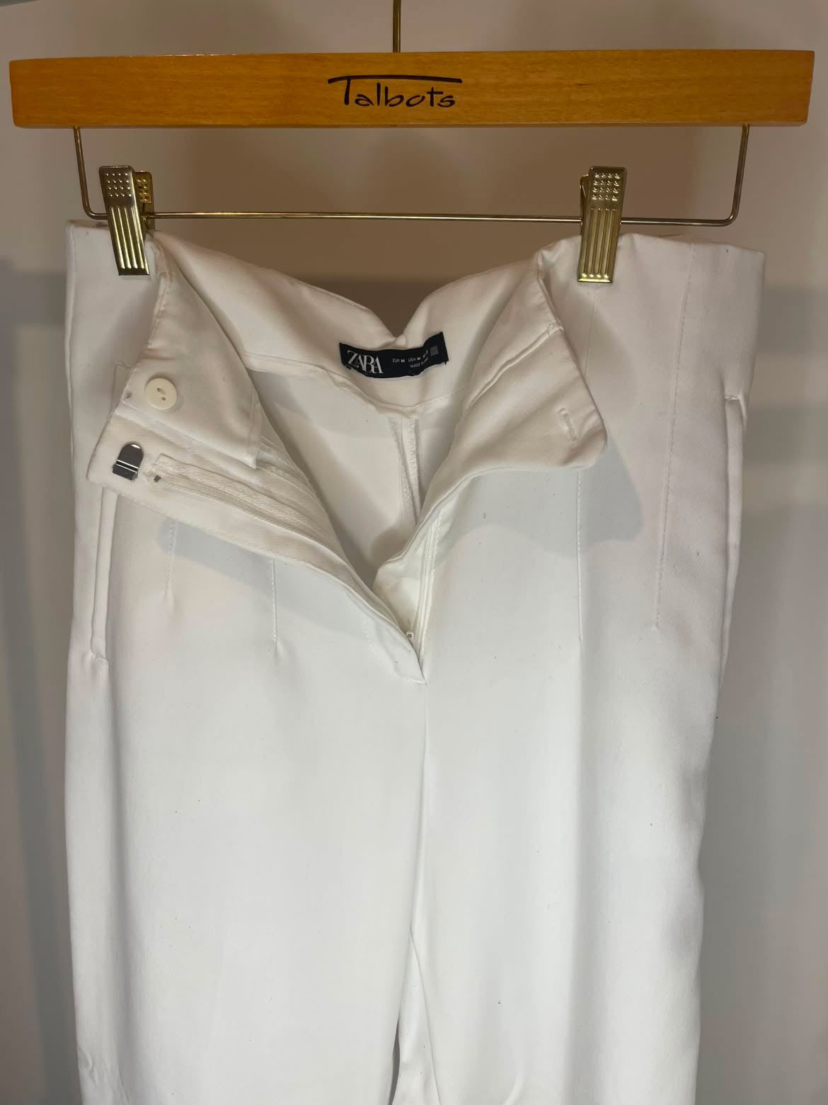 Pantalón Zara blanco