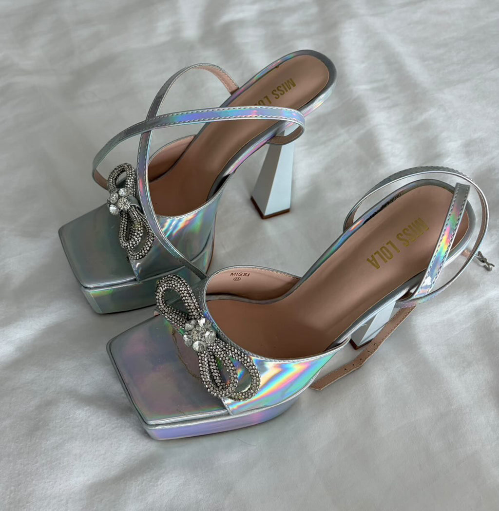 Tacones tornasol