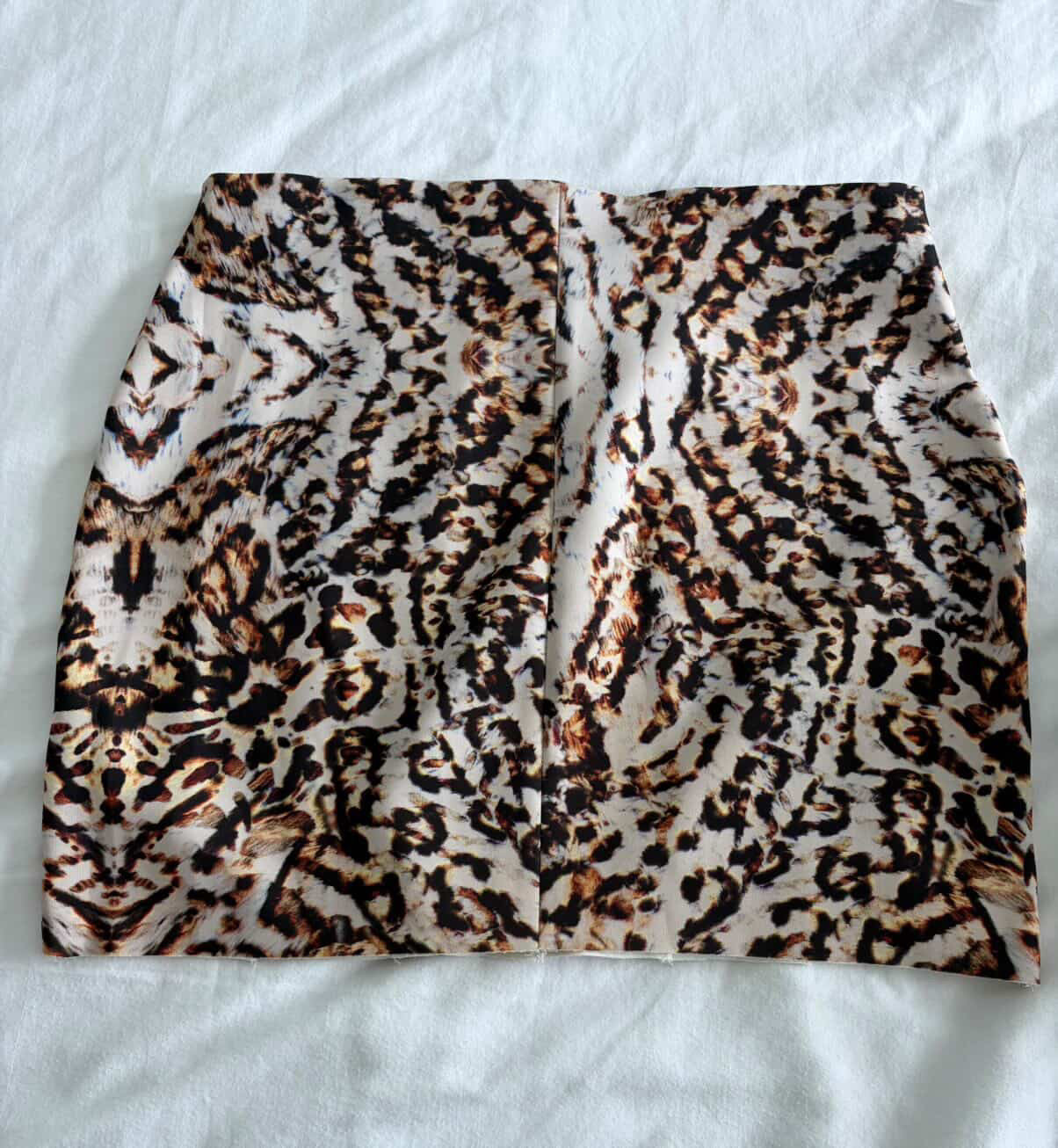Falda animal print Zara