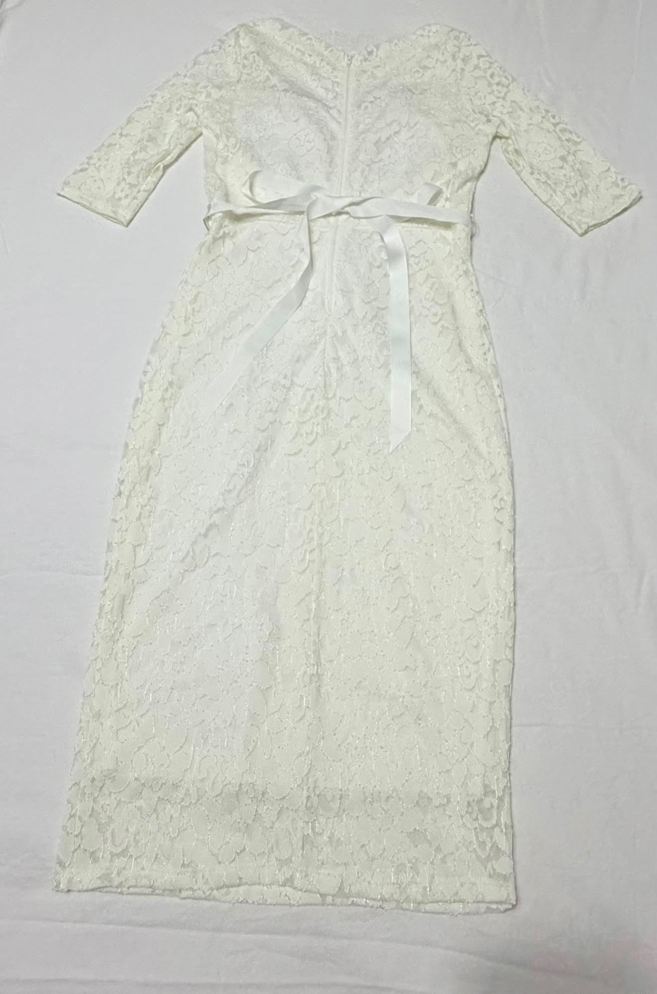 Vestido blanco de encaje