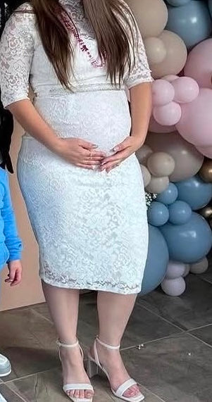 Vestido blanco de encaje