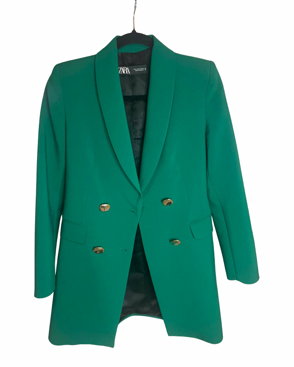 Blazer Zara verde Esmeralda