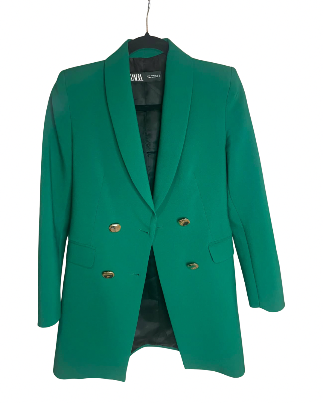 Blazer Zara verde Esmeralda