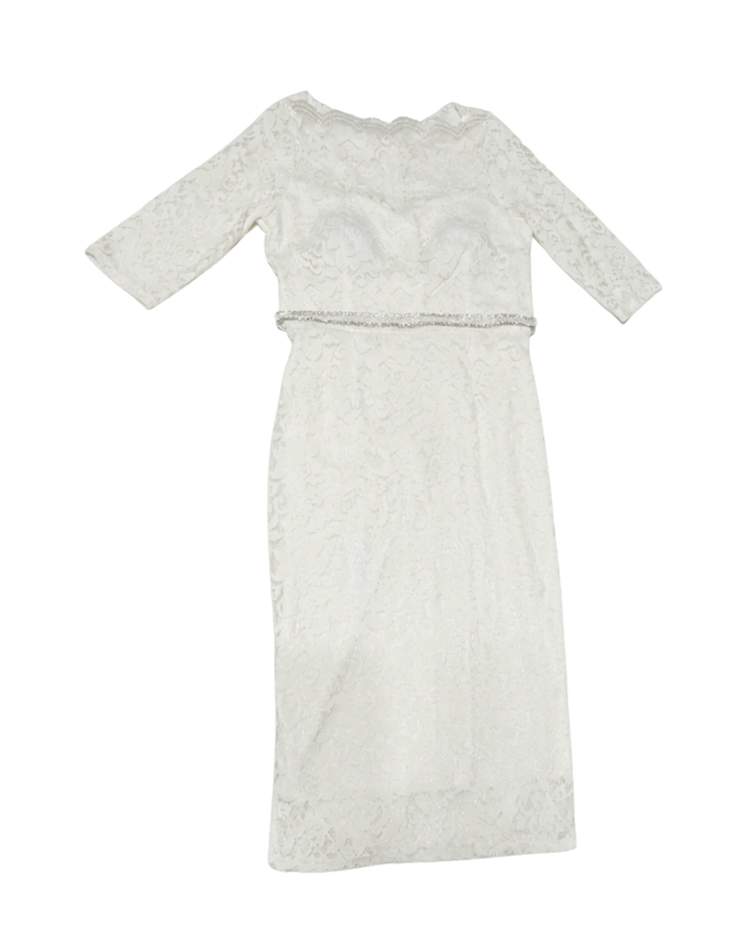 Vestido blanco de encaje